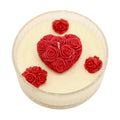 Rose Heart Garden Candle
